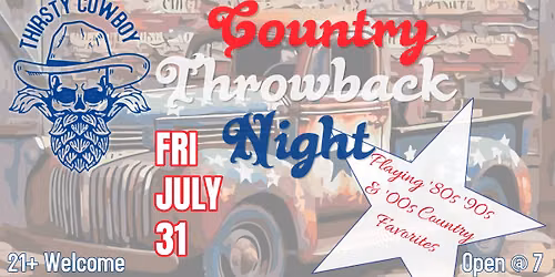 COUNTRY THROWBACK NIGHT