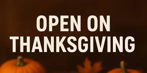 No COOKING but BUFFET on THANKSGIVING