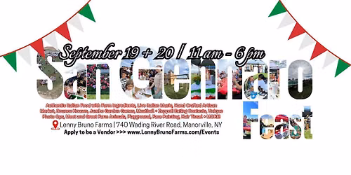 San Gennaro Feast at Lenny Bruno Farms