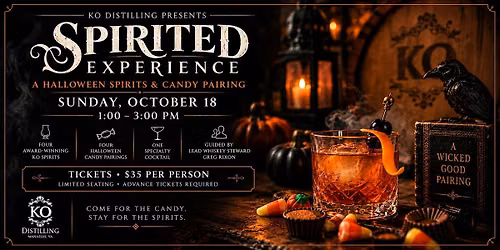 Spirited Experience: A Halloween Spirits & Candy Pairing