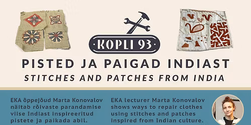 \ud83c\uddee\ud83c\uddf3 PISTED JA PAIGAD INDIAST \/ Stitches and Patches from India