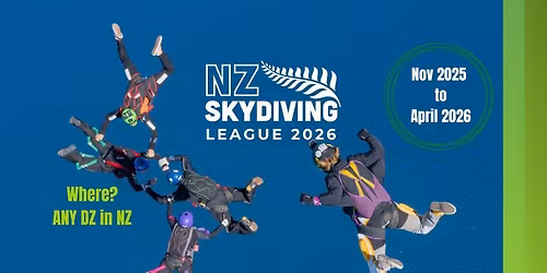 2-Way & 4-Way League Day @ Skydive Auckland