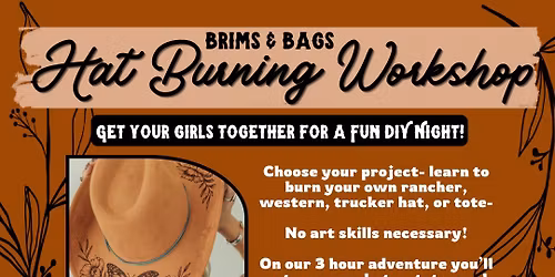 Hat Burning Workshop at Harbor Brewing Co