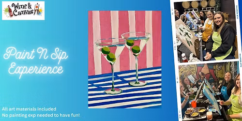 Wesley Chapel Paint and Sip Event - Martinis