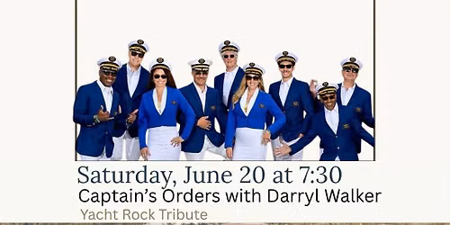 Darryl Walker Captains Orders Yacht Rock Tribute 