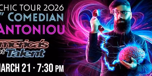 "PSYCHIC" COMEDIAN PETER ANTONIOU