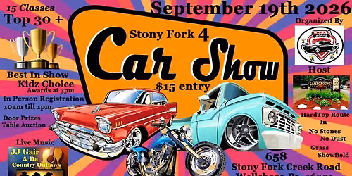 Stony Fork 4 Car Truck and Bike Show