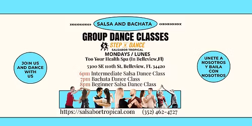 Salsa and Bachata Dance Classes Mondays Lunes