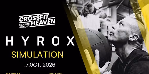 HYROX Simulation - CrossFit Heaven 17.10.26