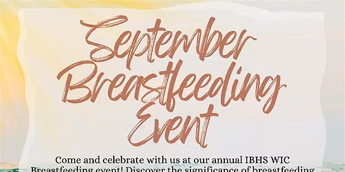 September Breastfeeding Event
