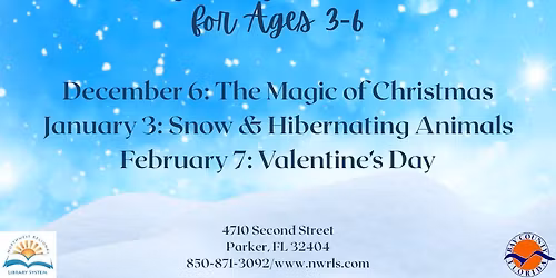 Saturday Storytime (Ages 3 - 6)