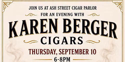 Evening with Karen Berger Cigars