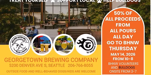 GEORGETOWN BREWING COMPANY BHNW FUNDRAISER
