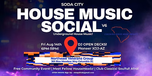 House Music Social! Open Decks! Vol 6!