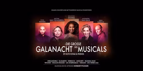 Die gro\u00dfe GALANACHT des MUSICALS - by DUTCH DIVAS & Friends - Tour 2026 | Hannover