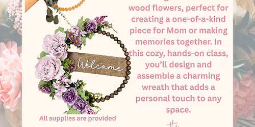 Beaded Wreath Signs w\/ Sola Flowers