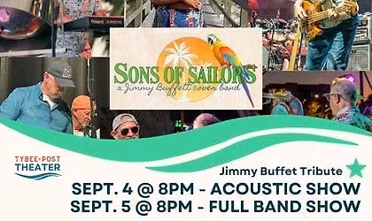 Sons of Sailors: A Jimmy Buffett Tribute 2026 (Acoustic Show)