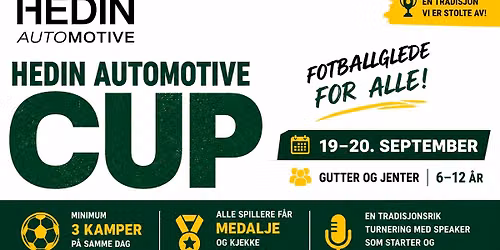 Hedin Automotive Cup 2026! (tidligere Bavaria Cup)