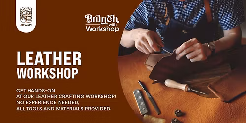 Leather Crafting Workshop At Akan