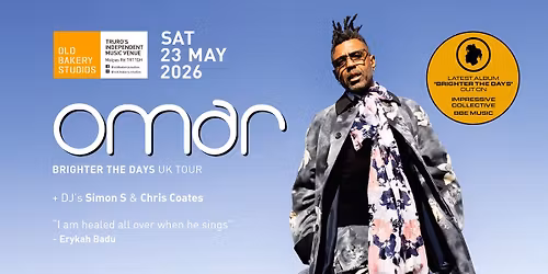 British Soul Legend Omar MBE in Concert.