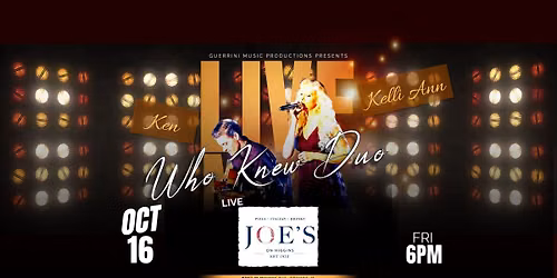 Who Knew Duo @ Joe's On Higgins