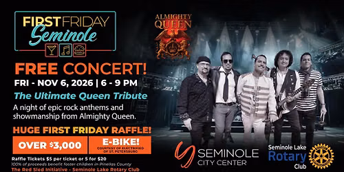 First Friday Concert featuring Almighty Queen