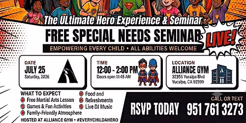 Special needs martial arts seminar