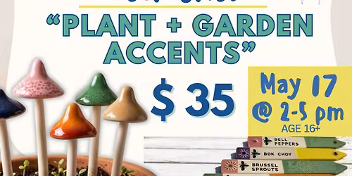 Pottery & Clay Workshop - Plant & Garden Accents