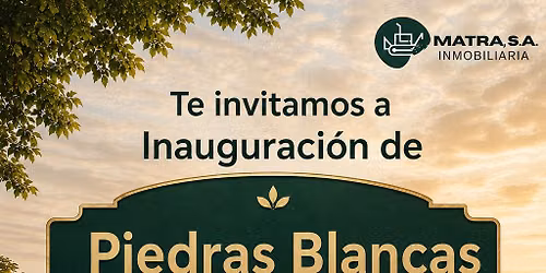 Inauguraci\u00f3n de Piedras Blancas en San Juan Sacatep\u00e9quez