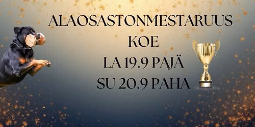 ALAOSASTONMESTARUUS-KOE