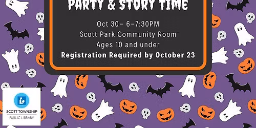 Family Halloween Party and Story Time