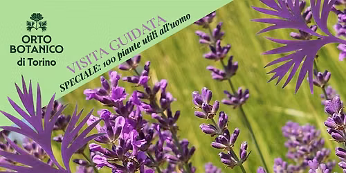 VISITA GUIDATA ORTO BOTANICO DI TORINO speciale 100 PIANTE UTILI ALL'UOMO