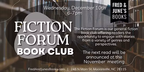 The Fiction Forum Book Club