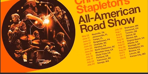 Chris Stapleton 7\/25\/26 @ The Gorge, round trip shuttle seats from Quincy