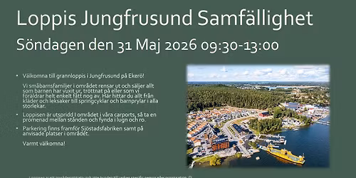 Loppis Jungfrusunds samf\u00e4llighet - Eker\u00f6