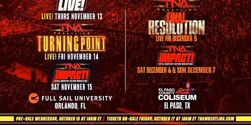 TNA Wrestling at El Paso County Coliseum
