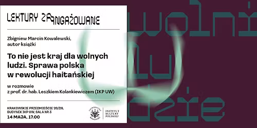 Lektury zaanga\u017cowane: To nie jest kraj dla wolnych ludzi