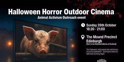 Halloween Horror Outdoor Cinema Outreach Event