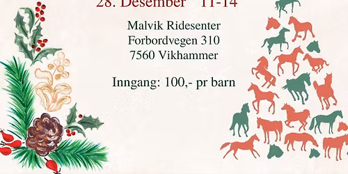 \u00c5pen juleg\u00e5rd p\u00e5 Malvik Ridesenter