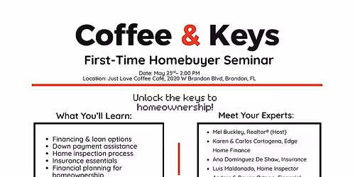 Coffee & Keys: First-Time Homebuyer Seminar