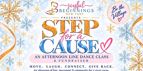 Step for a Cause: A Line Dance Fundraiser for Joyful Beginnings