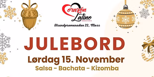 Julebord Coraz\u00f3n Latino Dansestudio