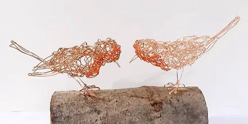 Create a pair of wire robins workshop