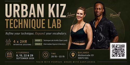 URBAN KIZ TECHNIQUE LAB - 4 x 2hrs