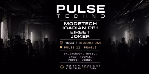 Pulse Techno w\/ Modetech, Icarian PB1, EirBet, Joker