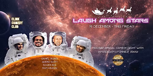 Laugh Among Stars - Holiday Comedy Special in Amsterdam + After Party!