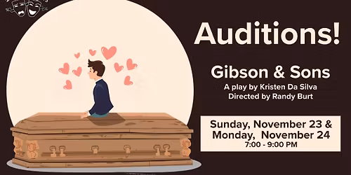 Auditions - Bedford Players Presents Gibson & Sons