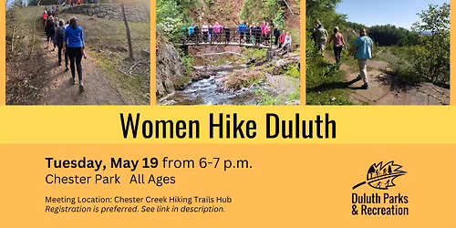 May Women Hike Duluth
