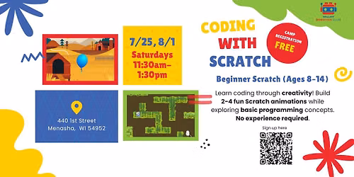 Coding with Scratch Summer Camp