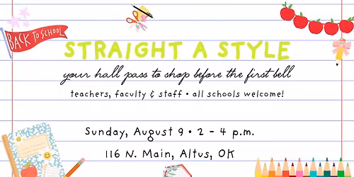 Straight A Style - Teacher Appreciation Event
